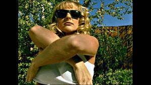 Danni Ashe Busty Blue Bikini