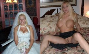 Sexy naked bride.