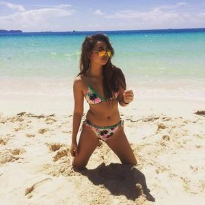 Hot Pinay teen babe at a Philippines beach