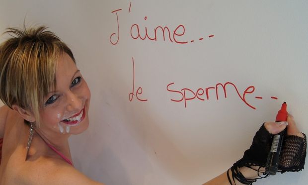 french cum slut