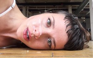 Cum on her pretty face