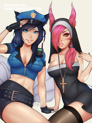 Ahri and Xayah