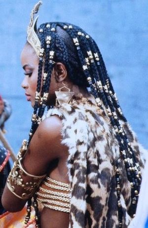 amazon Queen Farida in Sinbad movie