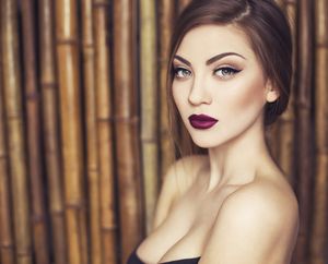 her makeup is perfect