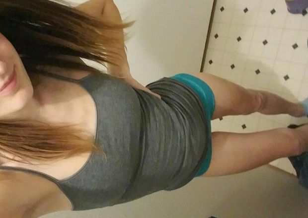 Sexy bitch with lovely legs