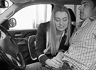 She's satisfied with his cock