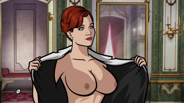 Juliana showing off her tits