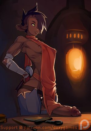 Dark cutie with a sexy surprise (by Doxy)