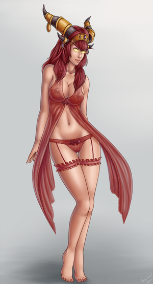 Alexstraza in lingerie