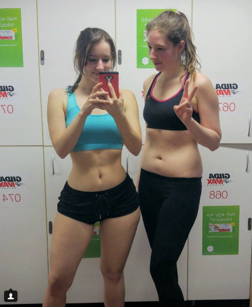 Fitgirl selfie