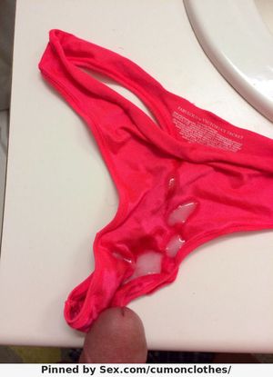 leaving a souvenir on panties