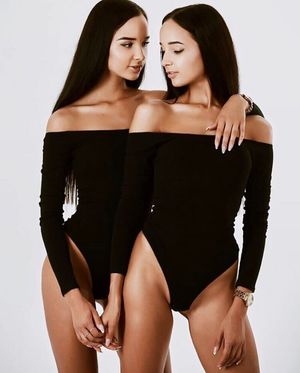 Double long-sleeve leotards
