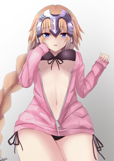 Sexy blonde Jeanne d'Arc Fate/Grand Order