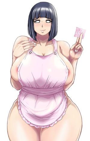 Hinata holding condom #naruto #hentai