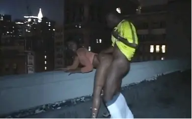Hood Freak Fucked on The Roof