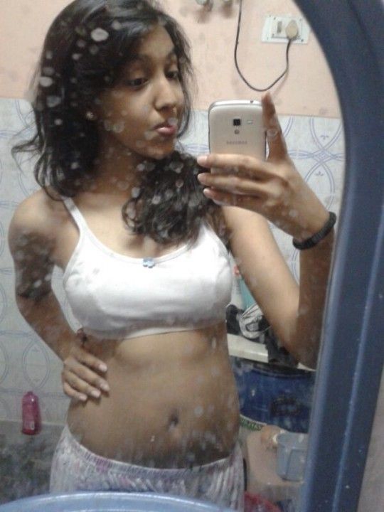 Bath room self shot Kerala teen sexy babe