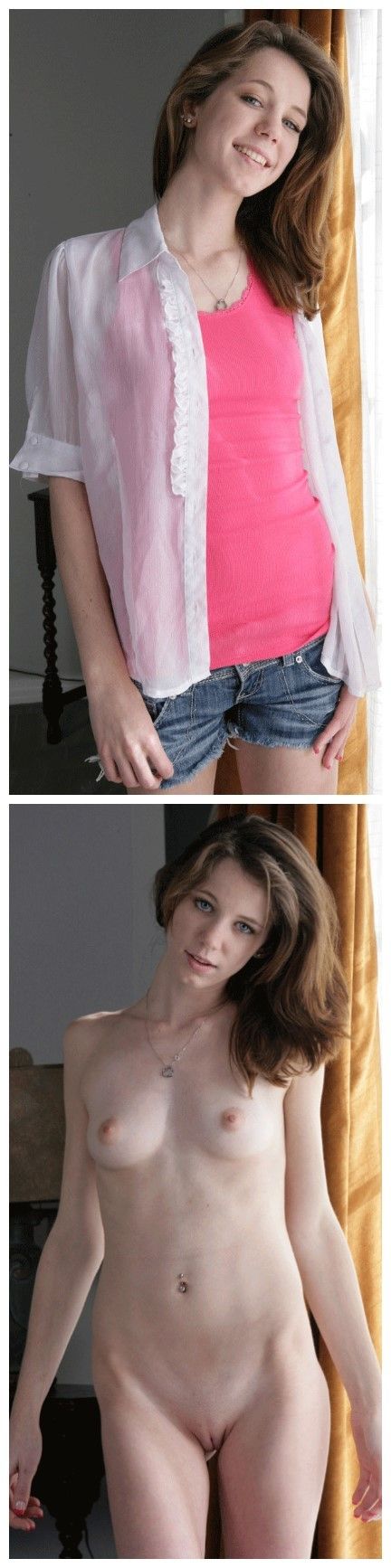 Amateur - Cute GF - With and Without