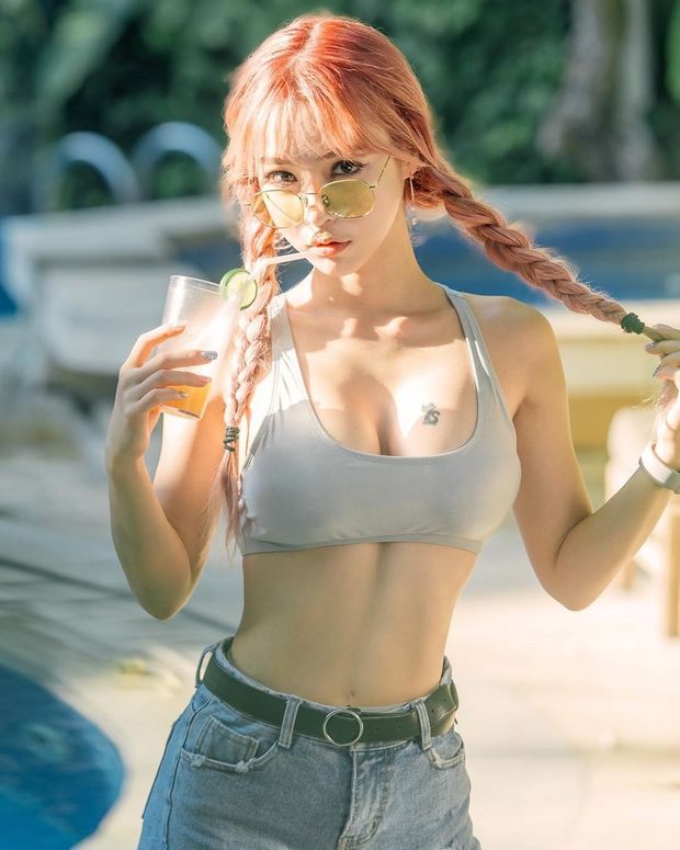 redhead asian
