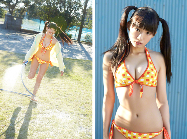 Hikari Shina from Wanibooks Gravure Collection No. 133, July 2015