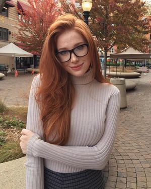 Madeline Ford wearing glasses!
