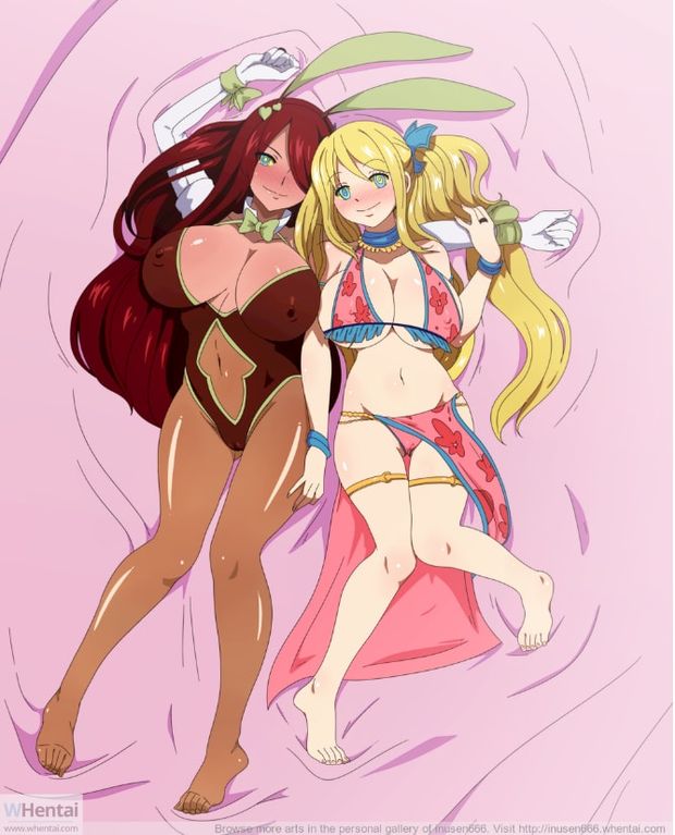 Hot Erza and Lucy Sexy Strip Bar Fairy Tail: Dragon Cry Hentai