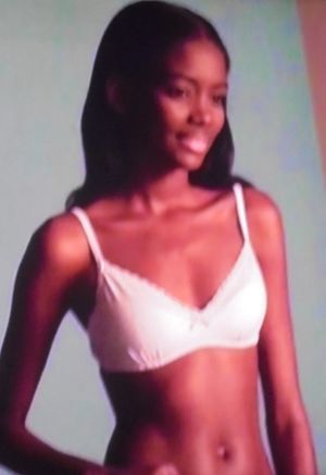 black Model in white underwear *roentgen01*