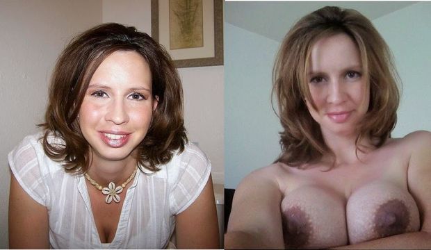 busty mom dressed undressed