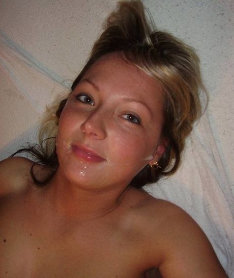All over her mouth
