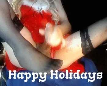 happy holidays cumshot