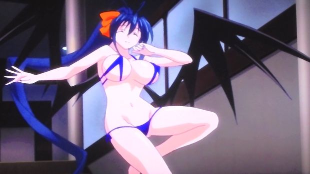 HS DxD - Akeno as Dark Angel *roentgen01*