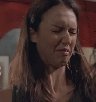 Jessica Alba receiving a Huge facial