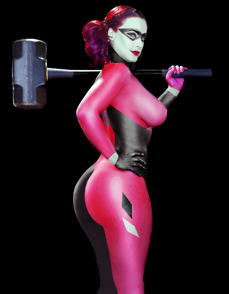 Jeneva as Harley Quinn