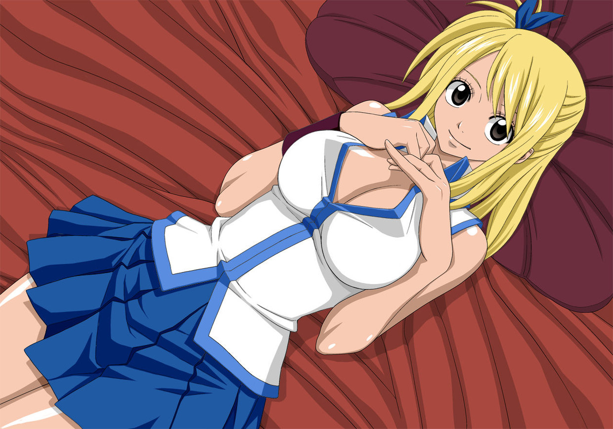 Lucy on bed