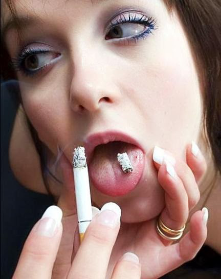 Human ashtrays