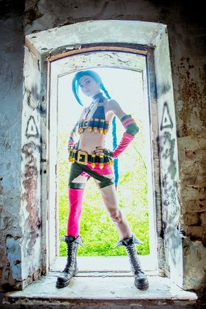 League of Legends| Jinx by Shredinger-Cat