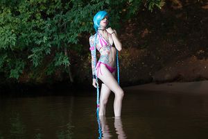 Pool Party Jinx cosplay by Ytka Matilda by YtkaMatilda