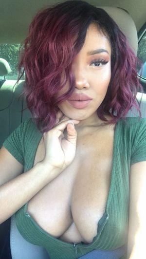 Braless Babe with Big Lips and Bigger Boobs