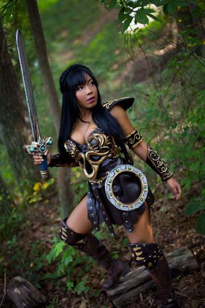 Sami Bess in Xena Warrior Princess Cosplay