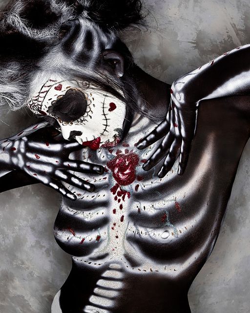 Day of the Dead Bodypaint Cosplay