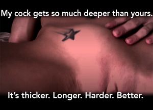 Why she cheats with me.