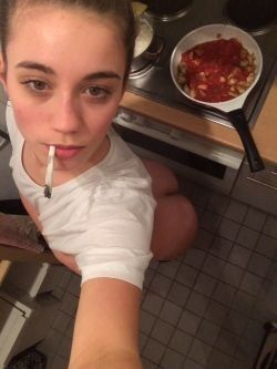 Sexy teen likes cum