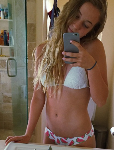 Cute teen with nice body