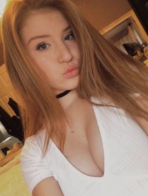 Cute blonde selfies