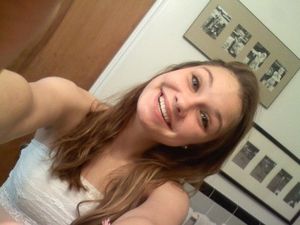 Cute teen with beautiful smile