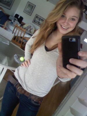 Cute teen with beautiful smile