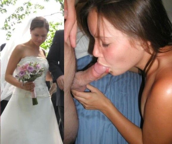 bride dressed_undressed blowjob