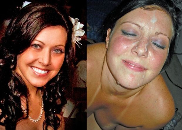 wife dressed_undressed facial