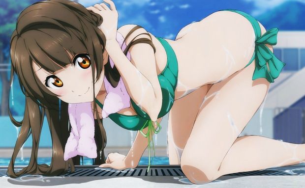 Love live! Kotori Minami in the pool