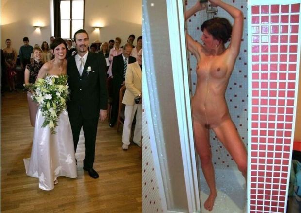 wife dressed_undressed shower