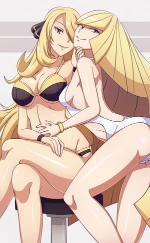 Cynthia & Lusamine Pokemon